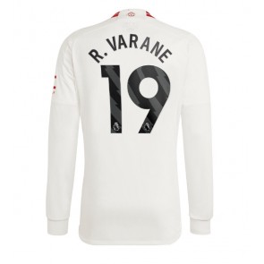 Maillot de foot Manchester United Raphael Varane #19 Troisième 2023-24 Manche Longue